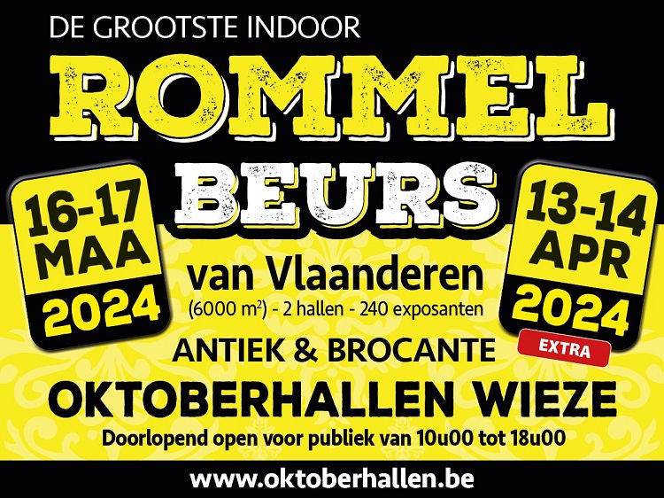 Rommelbeurs maart (hal A & B)