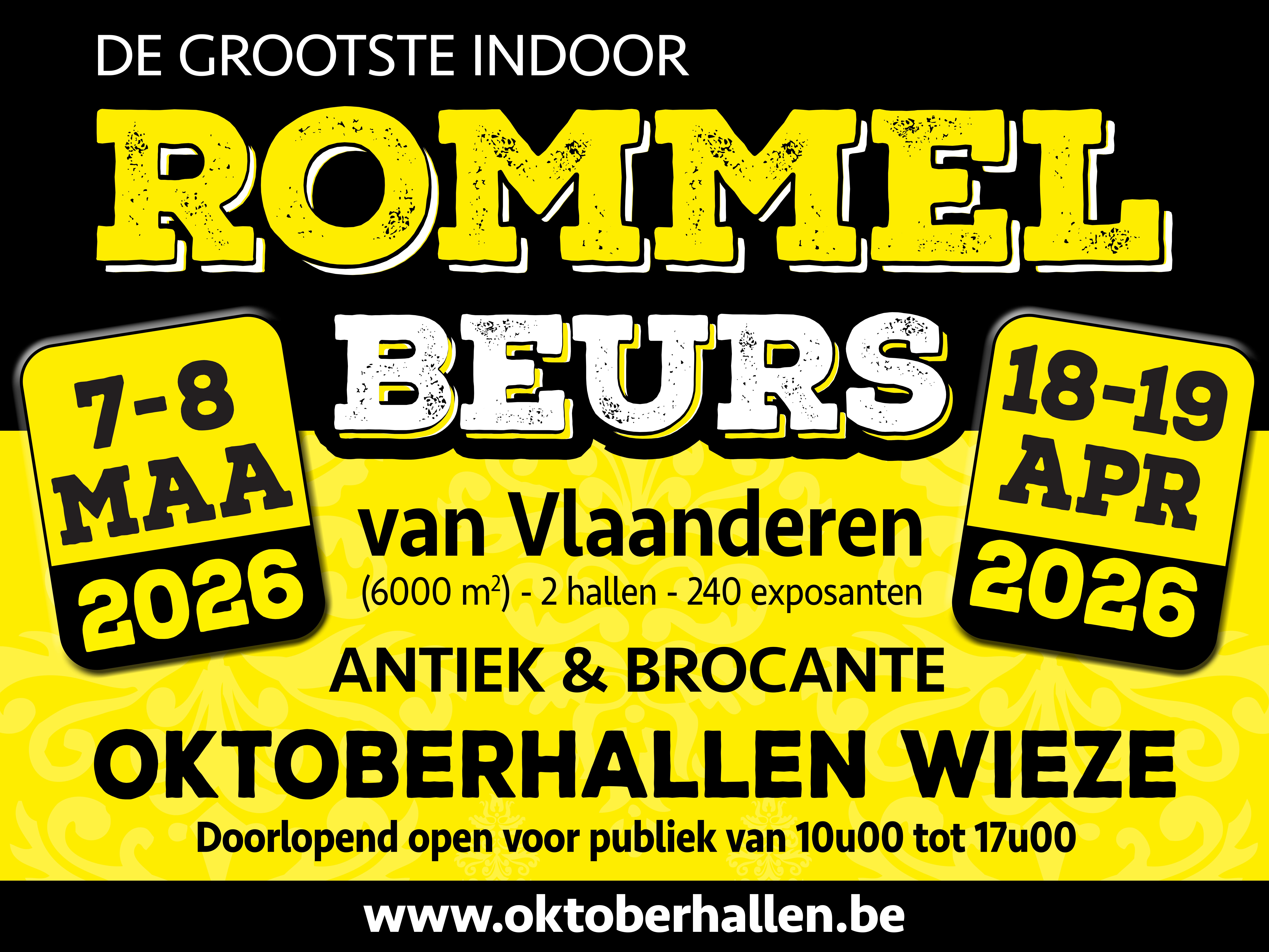Rommelbeurs maart (hal A & B)