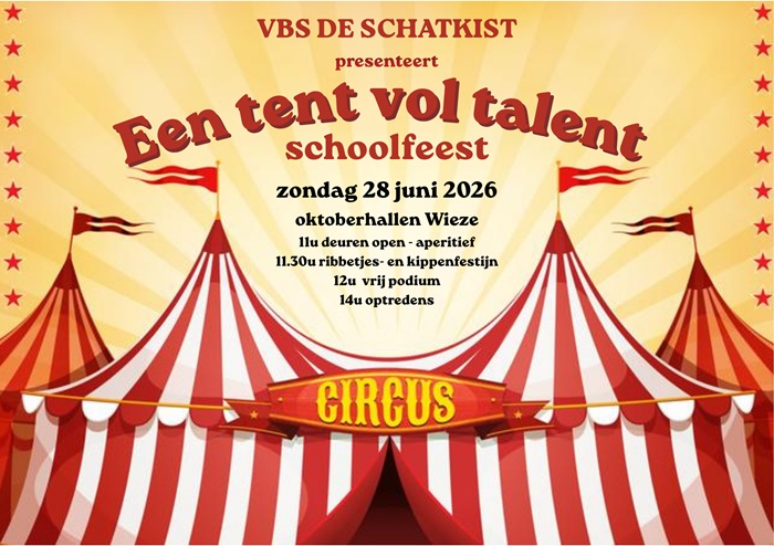 Schoolfeest VBS De Schatkist Wieze (hal A)
